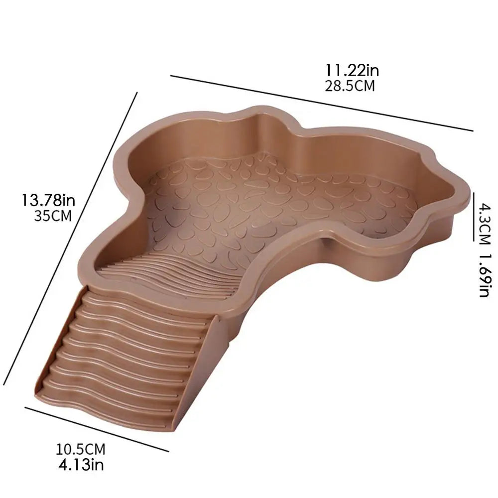 Reptile Bathing Pool Reptile Feeding Dish Water
