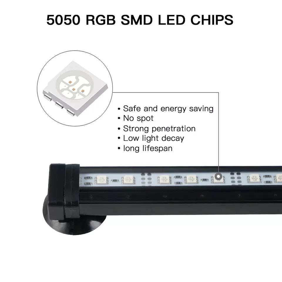 Aquarium Underwater Air Bubble LED Light Fish Tank