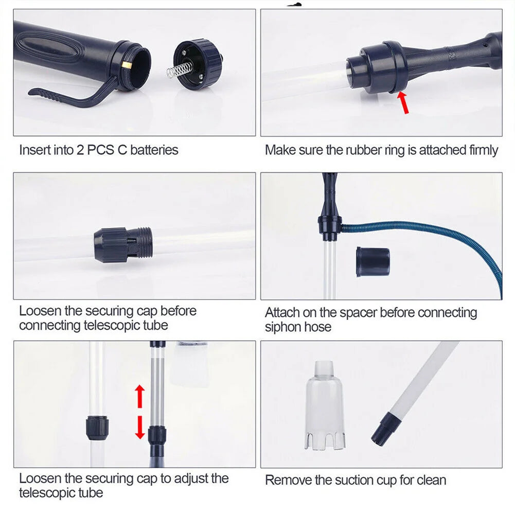 Electric Gravel Cleaner For Fish Tank
