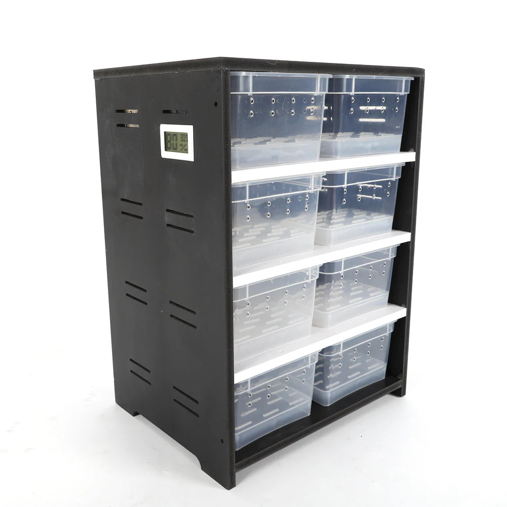 Multi-Layer Reptile Breeding Cabinet with 13W Heating Pad