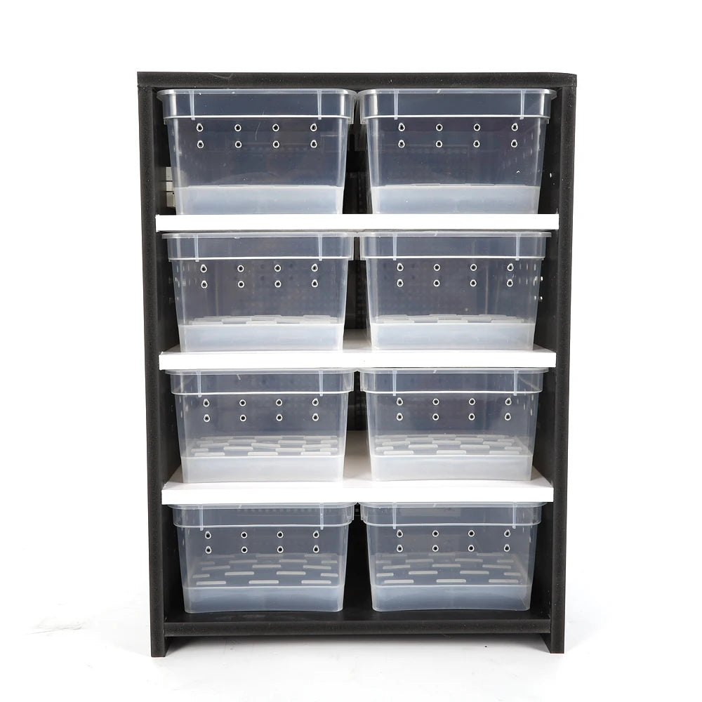 Multi-Layer Reptile Breeding Cabinet with 13W Heating Pad