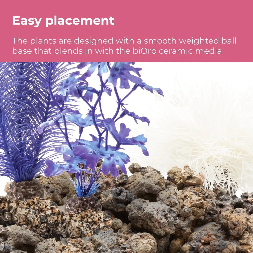 Pink Ocean Aquarium Decor Set with Seashells