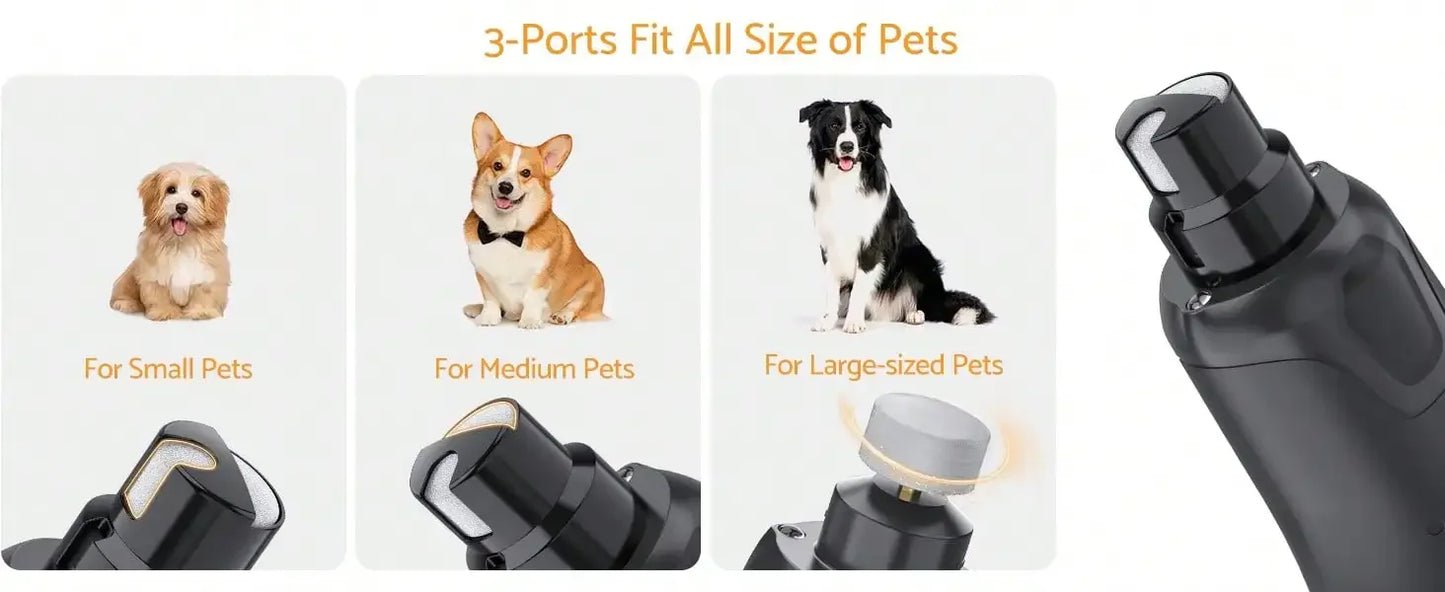 Pet Dog Nail Grinders Quiet 6 Speed