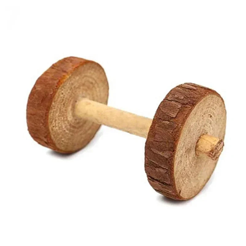 Cute Rabbit Wooden Chew Toys for Guinea Pigs Rat