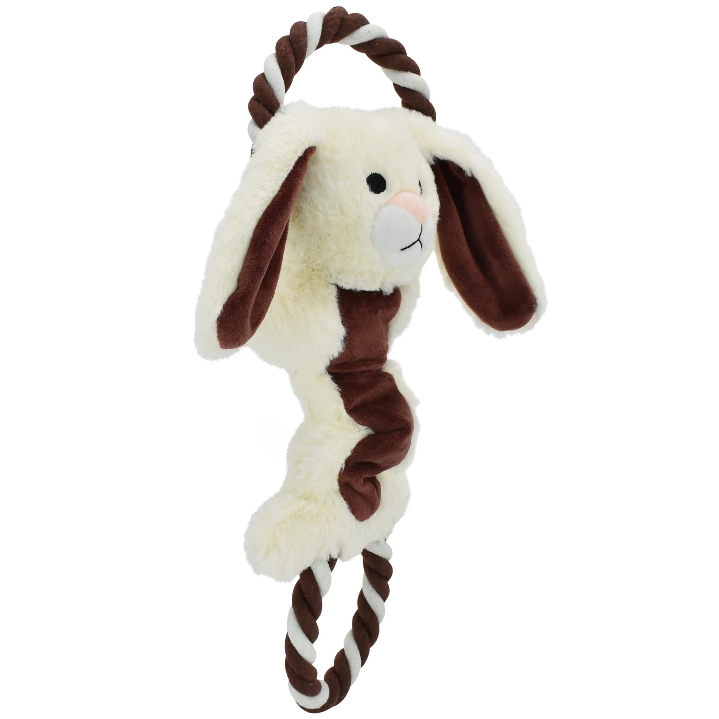 Rope Dog Toy, Pull and Crinkle Animal