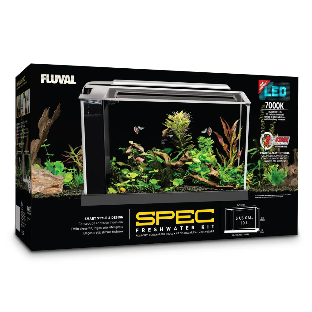 5 Gallon Aquarium Kit with Adjustable Pump