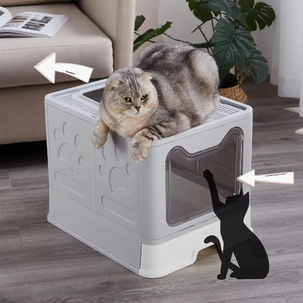 Foldable Litter Box: Drawer Design
