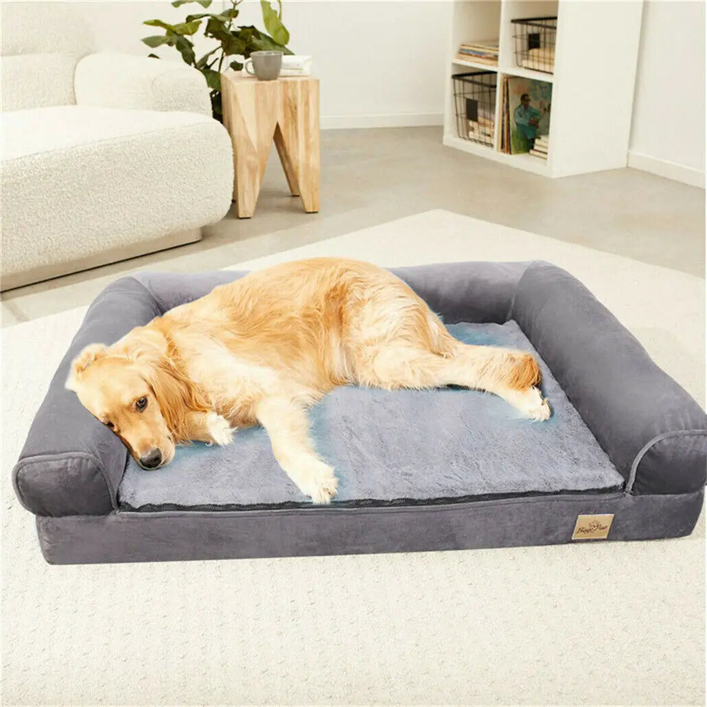 Orthopedic Dog Bed Bolster Washable Cover
