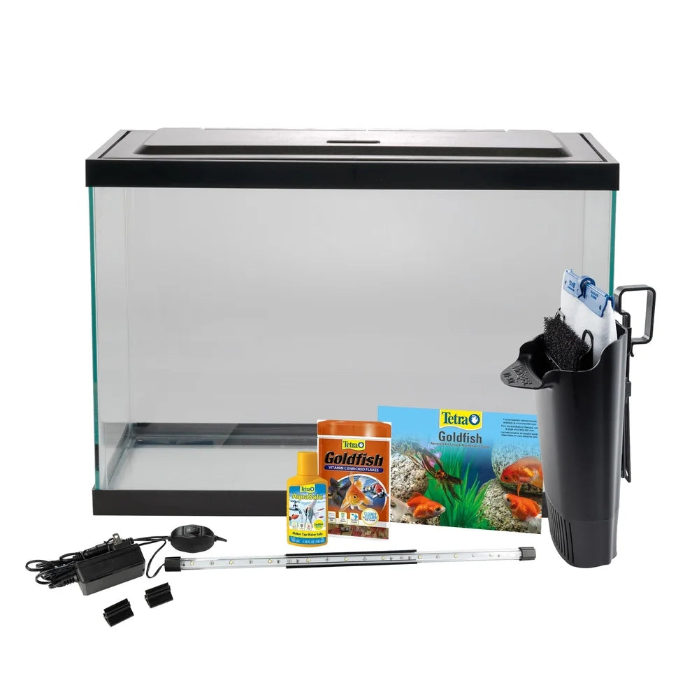 Complete LED Aquarium Kit 20 Gallon Glass Tank
