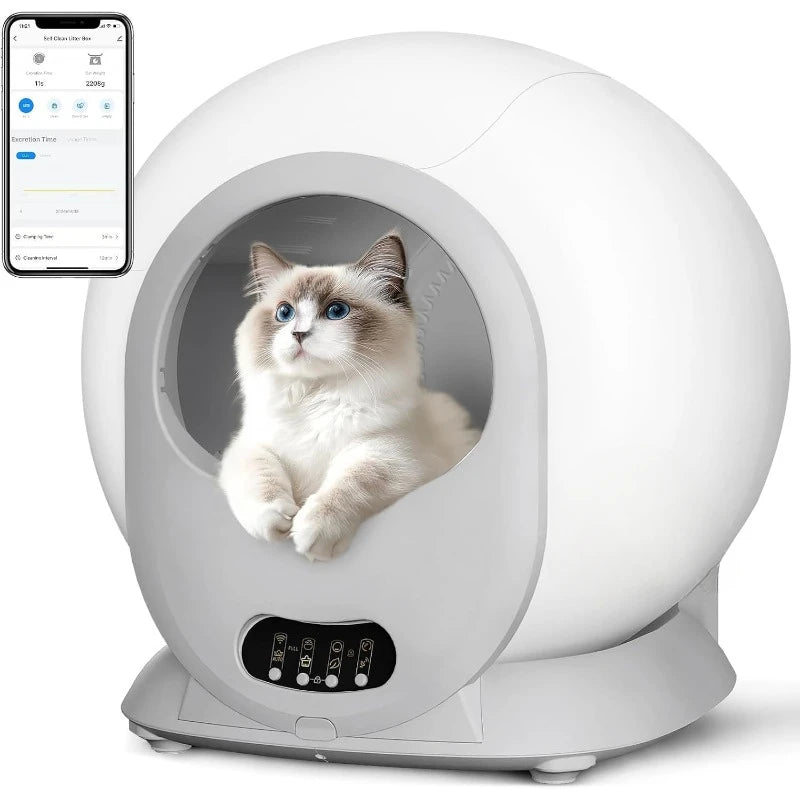 Self Cleaning Litter Box, Odor Removal.