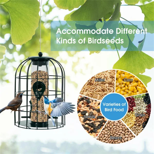 Bird Feeder 7'' x7'' x10'' Small Animals Feeding & Watering