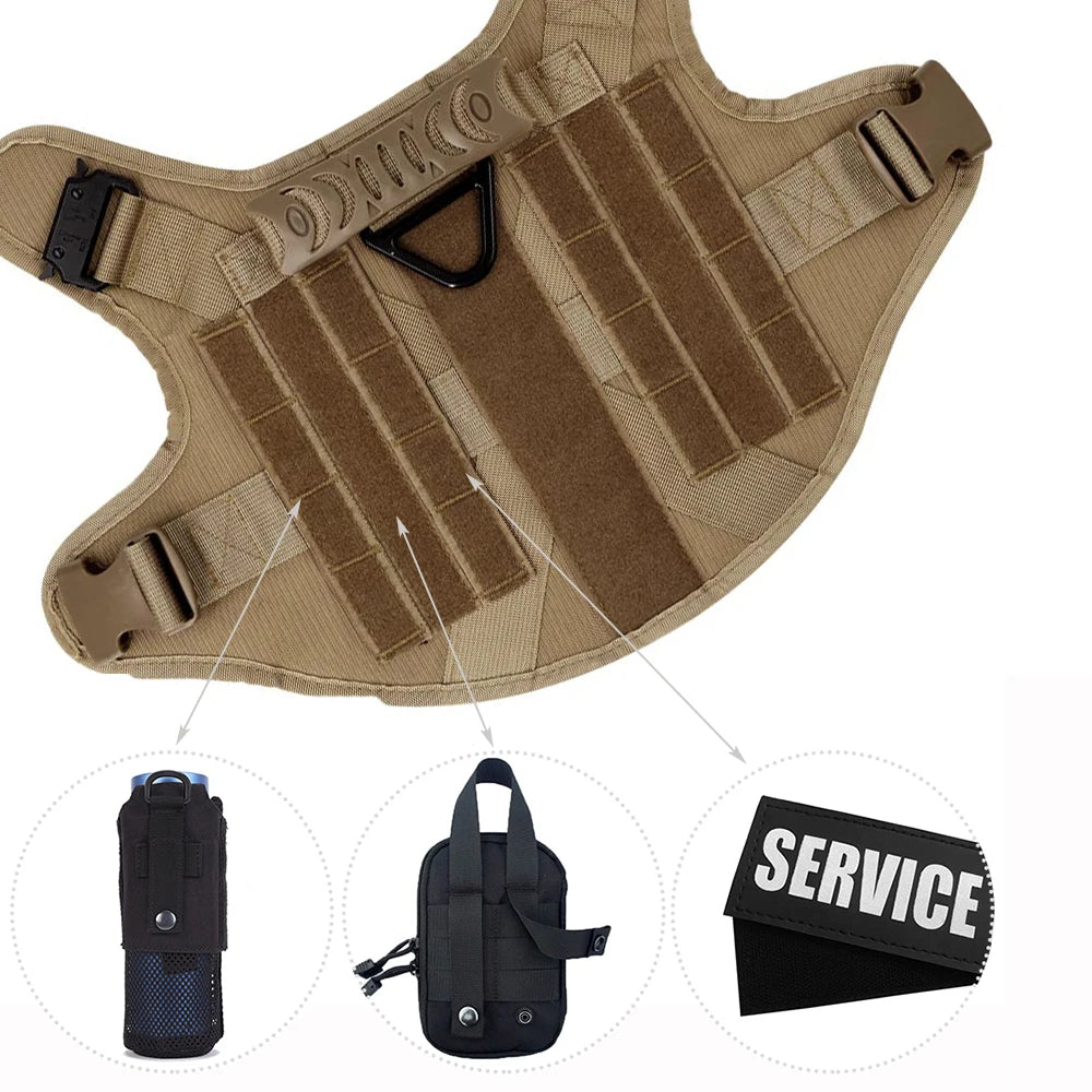 Large Padded Dog Harness And Leash Set