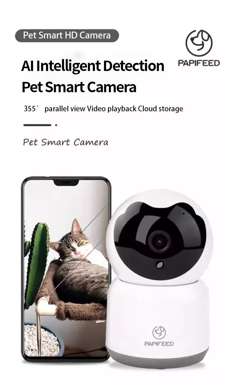 Pet Feeding Monitor, Wifi, Voice Remote
Pet Feeding, Monitor Wifi, Remote Voice, Interactive Camera