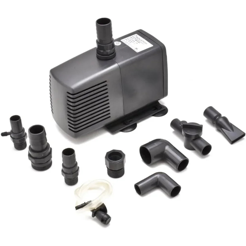 Submersible Aquarium Pump Adjustable Flow, for Fish Tanks, sumps and Statuary,