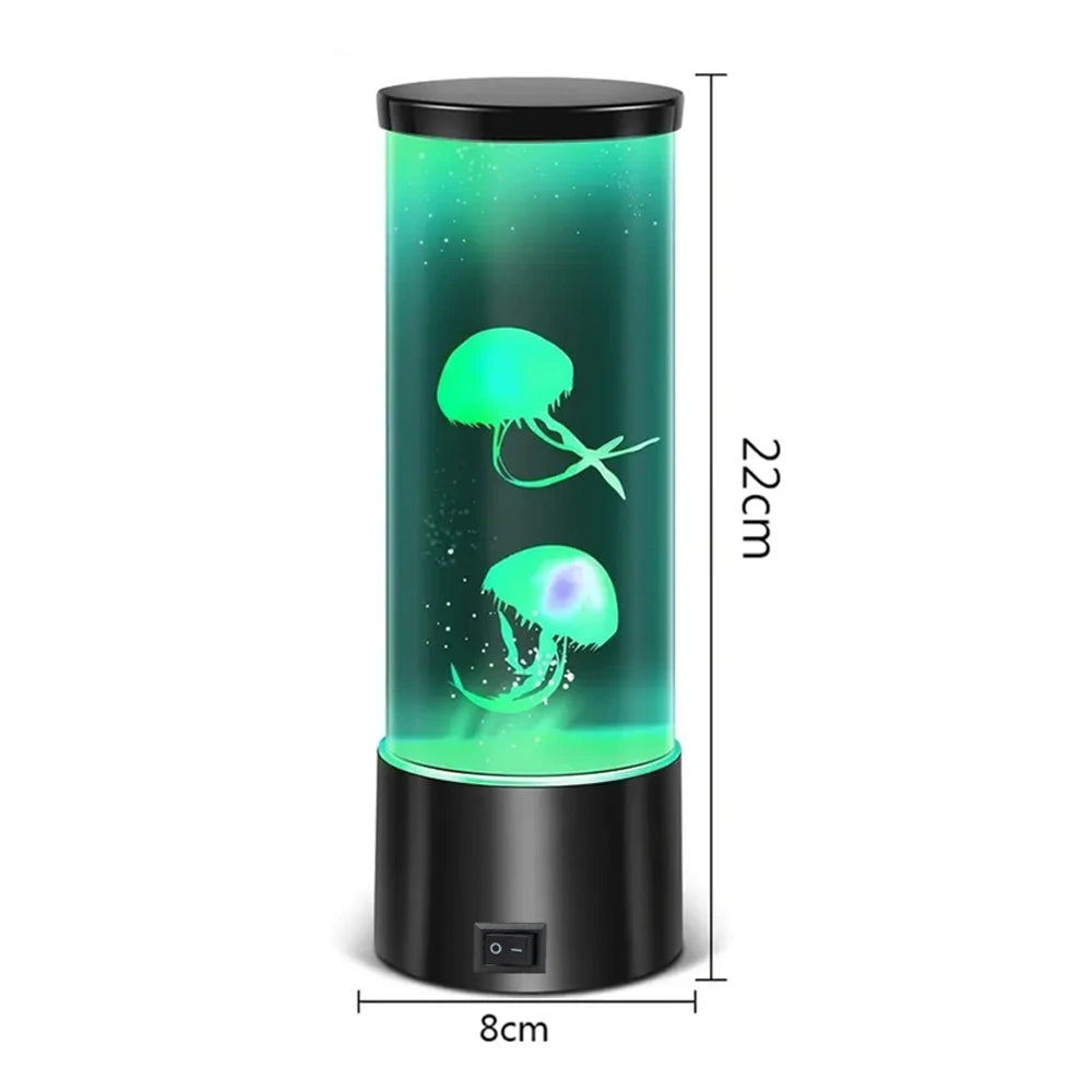 Jellyfish Lava Lamp Aquarium 7Colors LED
