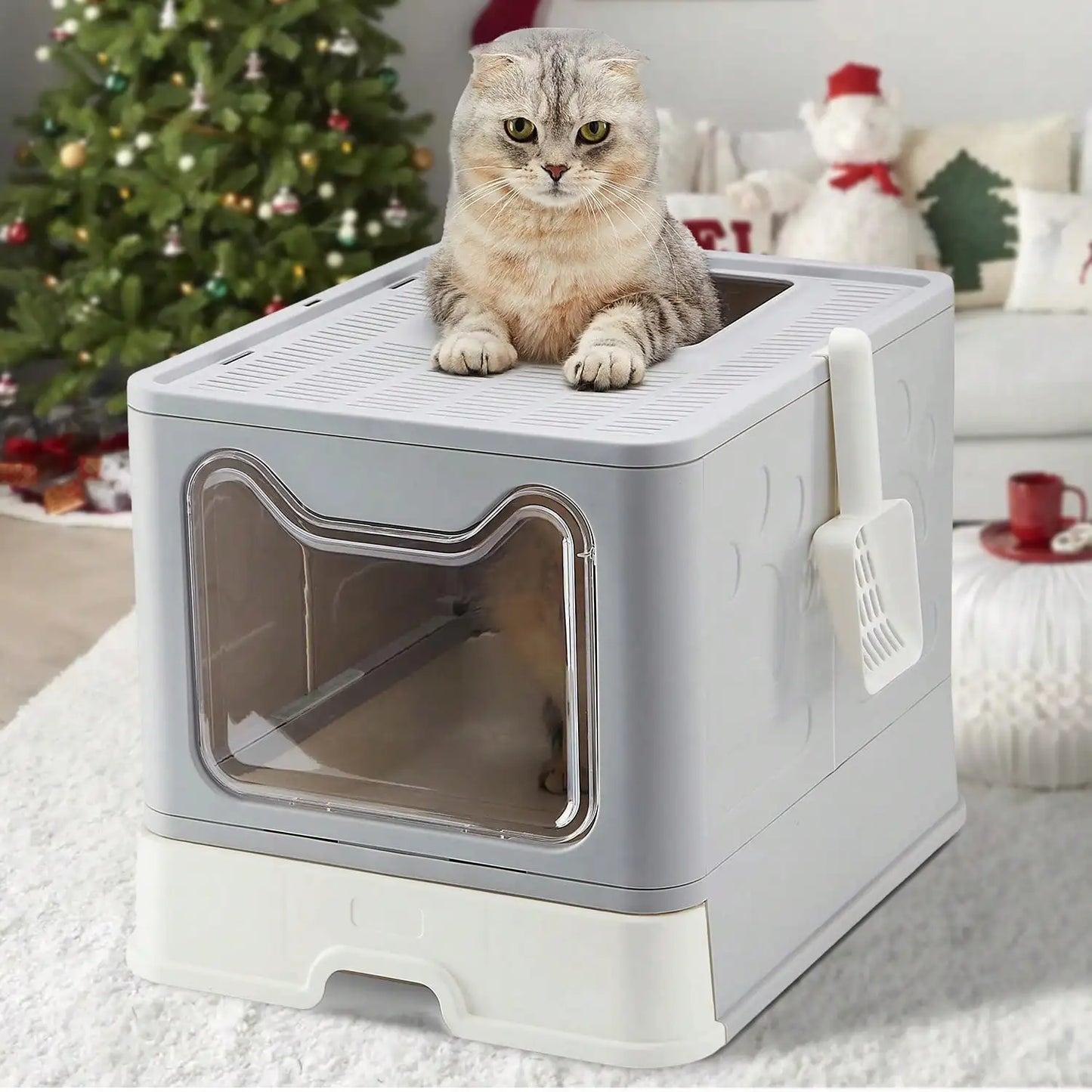 Foldable Litter Box: Drawer Design