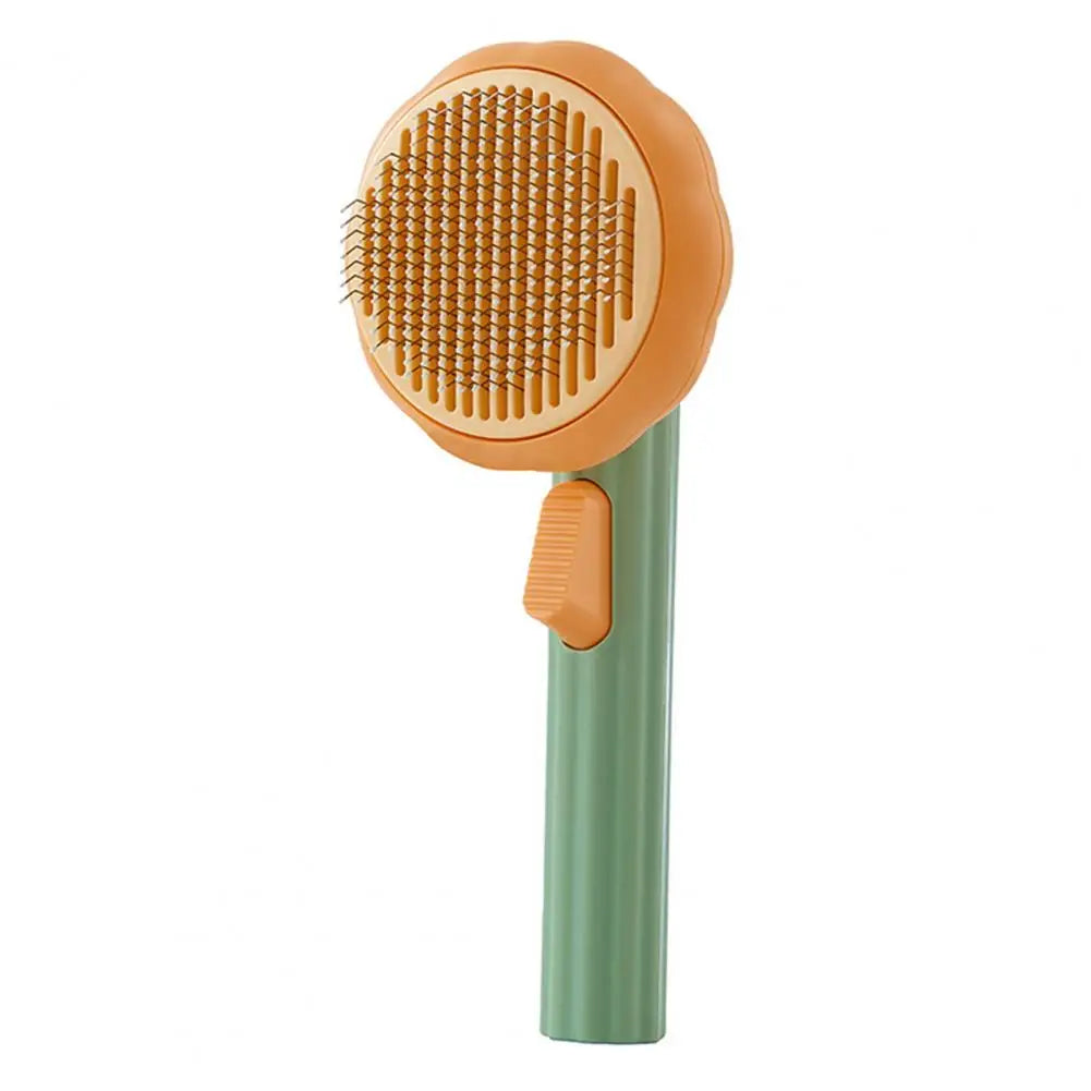 Pet Comb One-click Cleaning Button Hair Removal