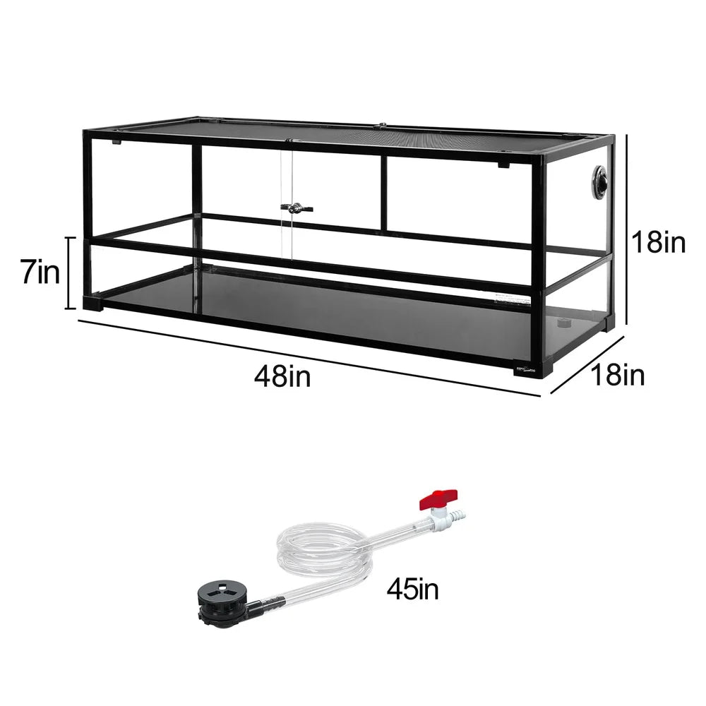 Turtle Tank Aquarium 67 Gallon 48 Inch Glass