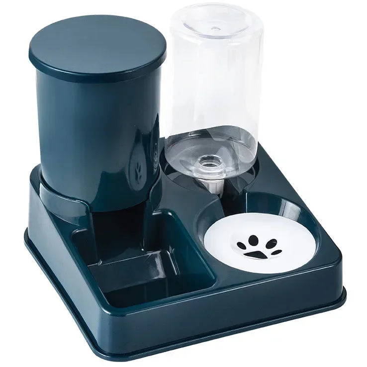 Automatic Cat Feeder Water Dispenser Set