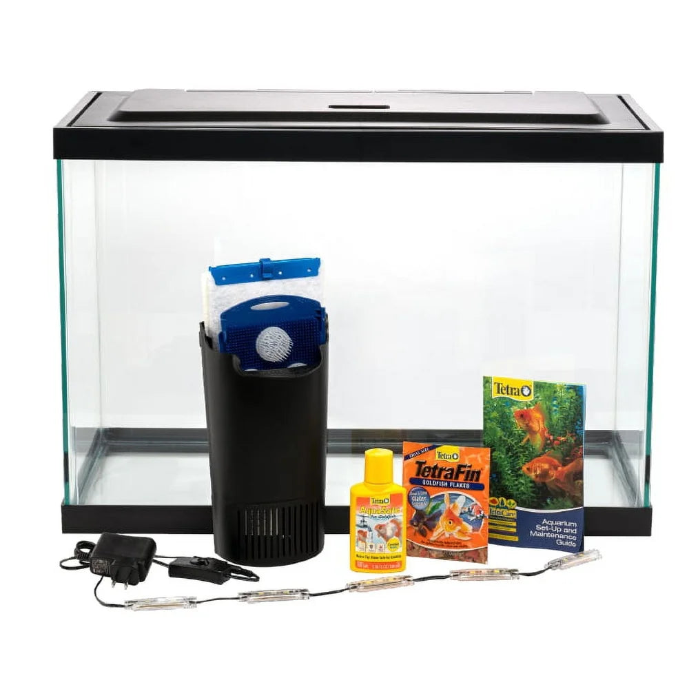Complete LED Aquarium Kit 20 Gallon Glass Tank