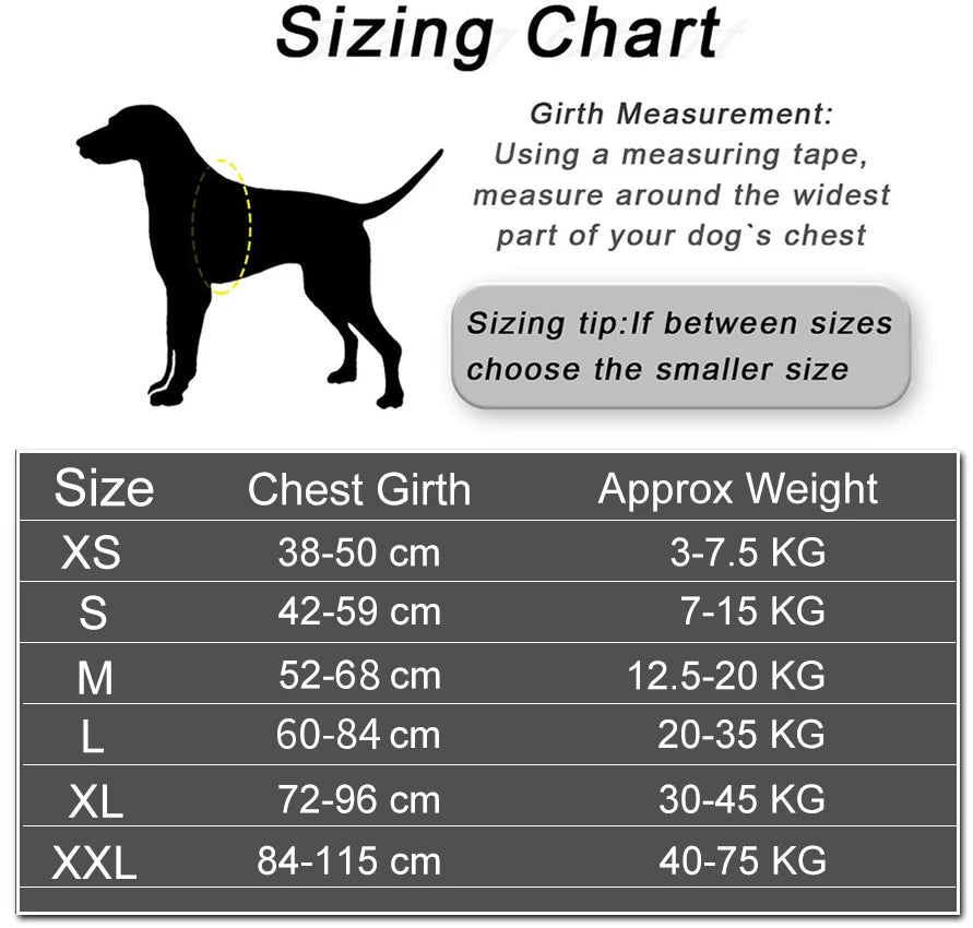 Dog Harness Reflective Vest ID Patch