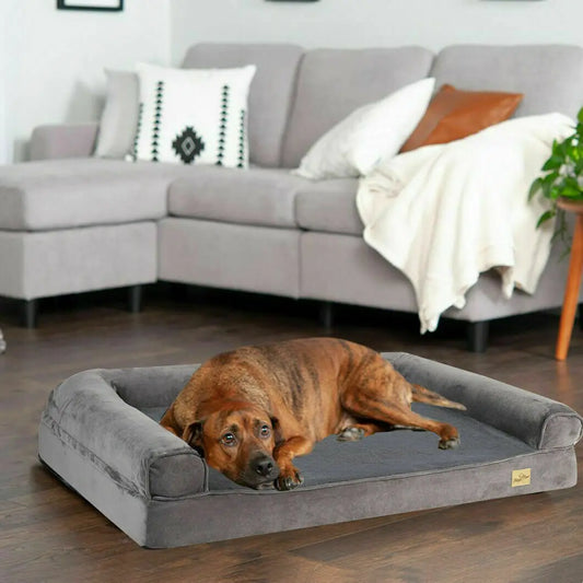 Orthopedic Dog Bed Bolster Washable Cover