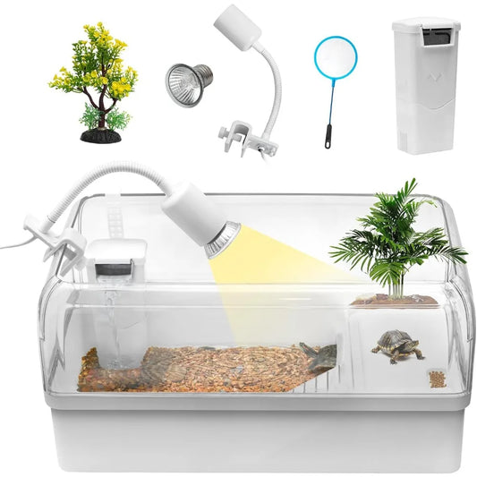 Turtle Tank Habitat Kit w/Multi-Function Area