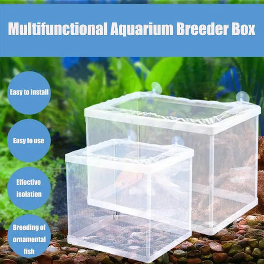 Aquarium Isolation Box, Fish Hatchery Breeding.