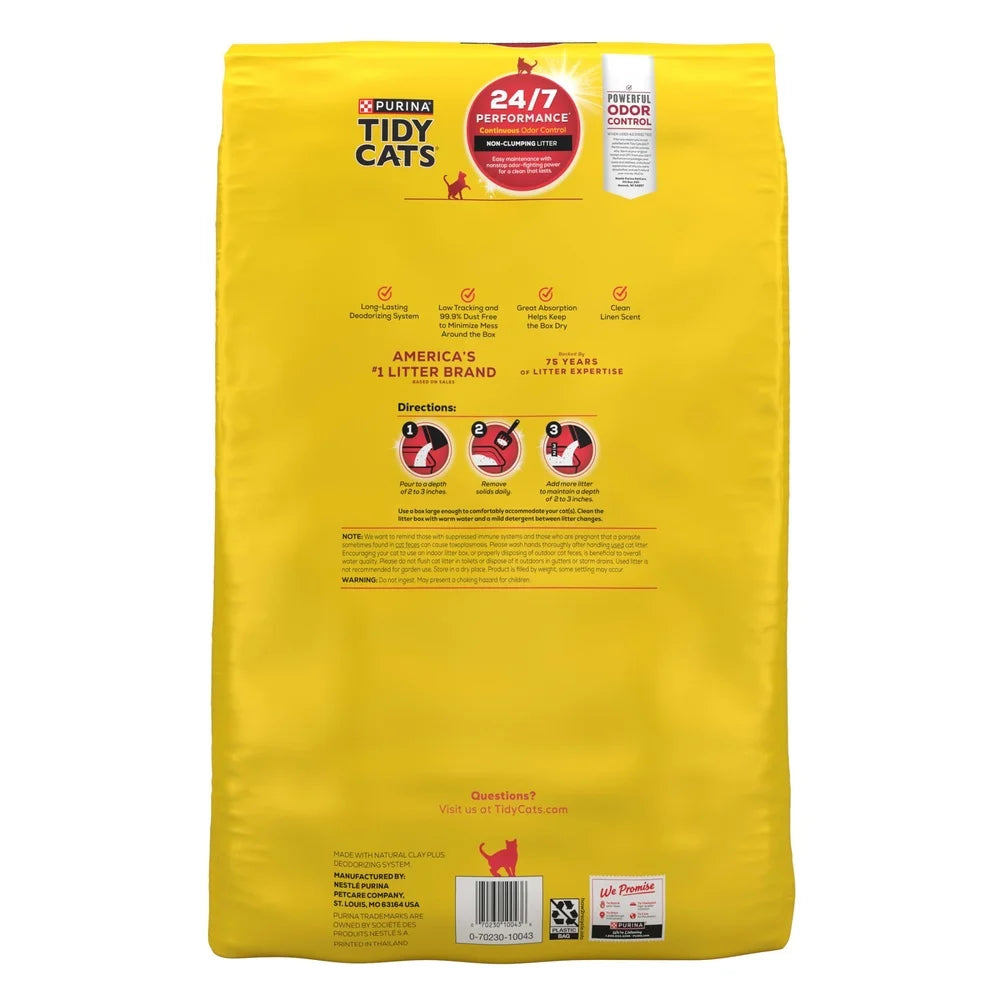 Multi-Cat Non-Clumping Cat Litter 48lb Odor Control