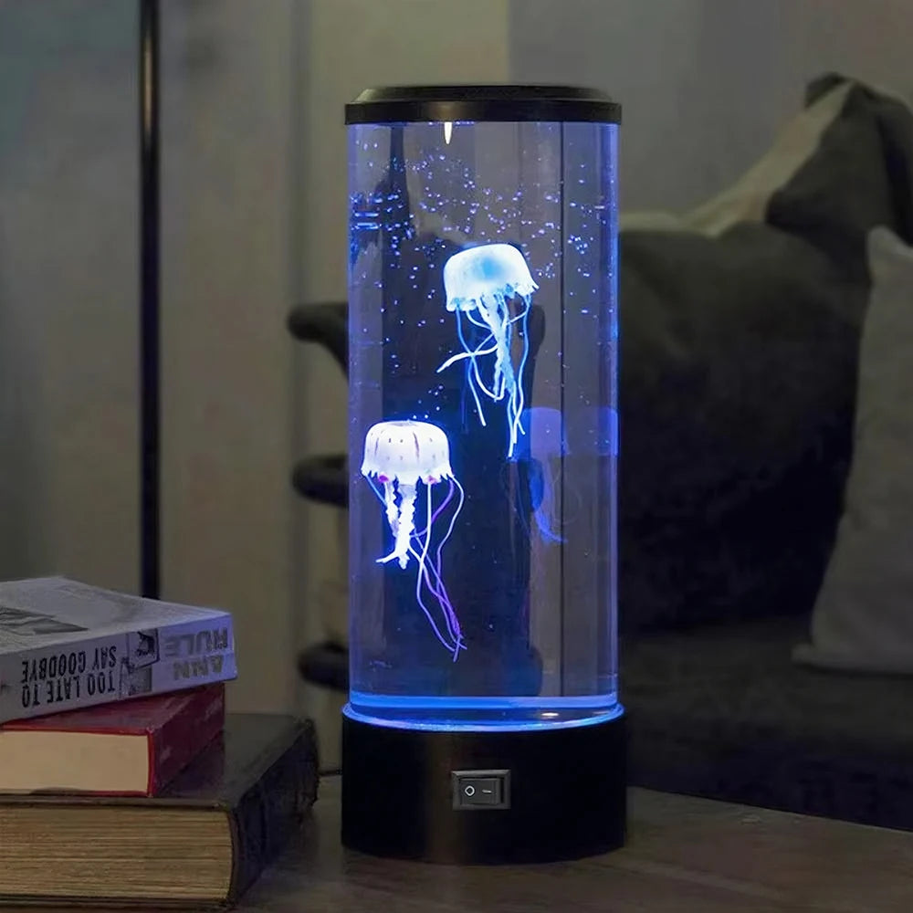 Jellyfish Lava Lamp Aquarium 7Colors LED