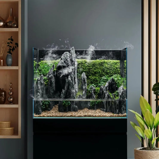 Integrated Paludarium Tank - All in One w/Waterfall