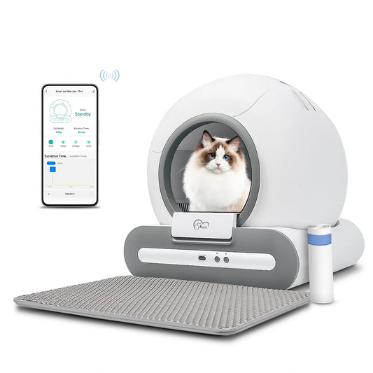 Automatic Cat Litter Box.  Self Cleaning with App Control