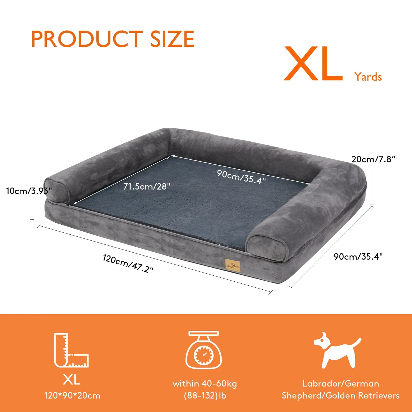 Dog Bed Extra Large Orthopedic