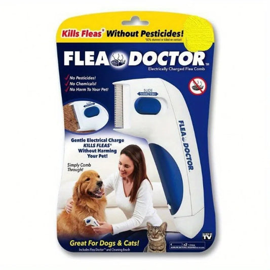 Flea Doctor Electric Comb.  Removes fleas and eggs.