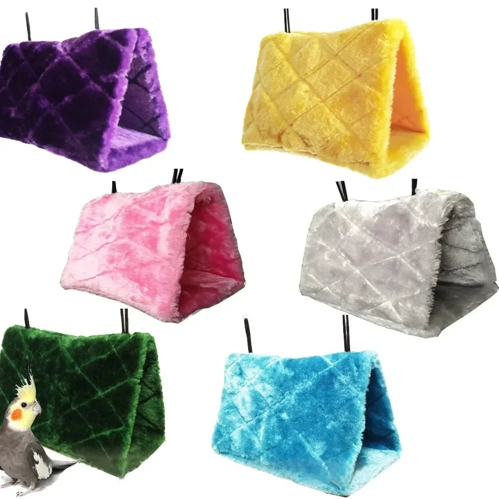 1pcs Pet Bird Parrot Cages Tent Fashion Hanging Cave
