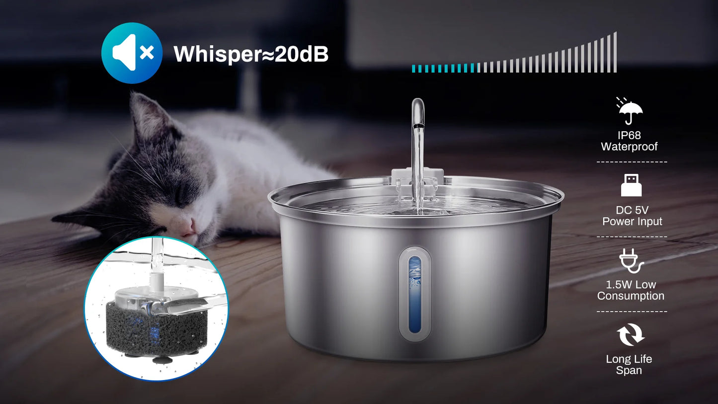 Cat 108 oz. Water Fountain