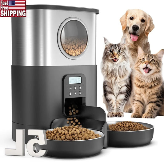5L Automatic Cat Feeder with Voice Recording