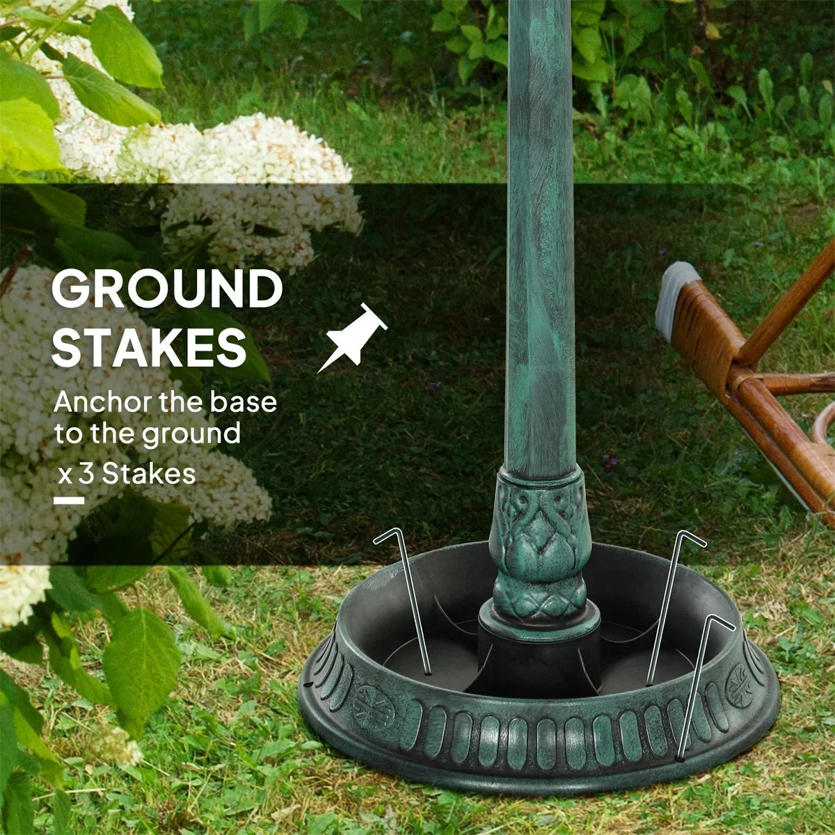 Tall Bird Bath,  Feeding & Watering Supplies