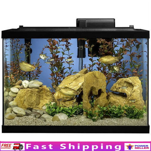20 Gallon Complete Tropical Fish Tank Kit