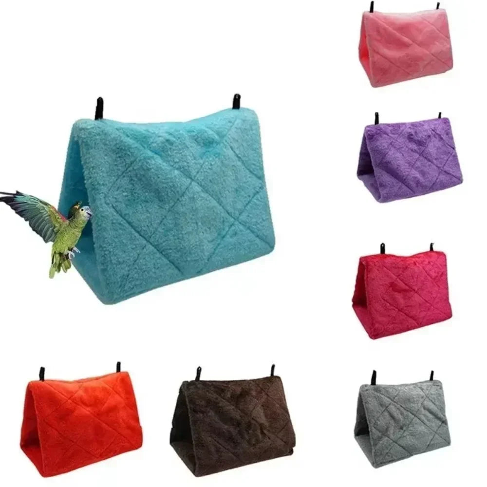 1pcs Pet Bird Parrot Cages Tent Fashion Hanging Cave