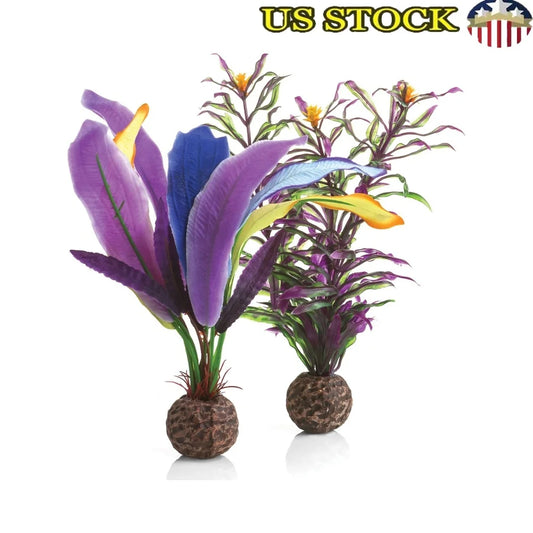 Small Parrot Feathers Aquarium Plant Decoration  2 Pieces