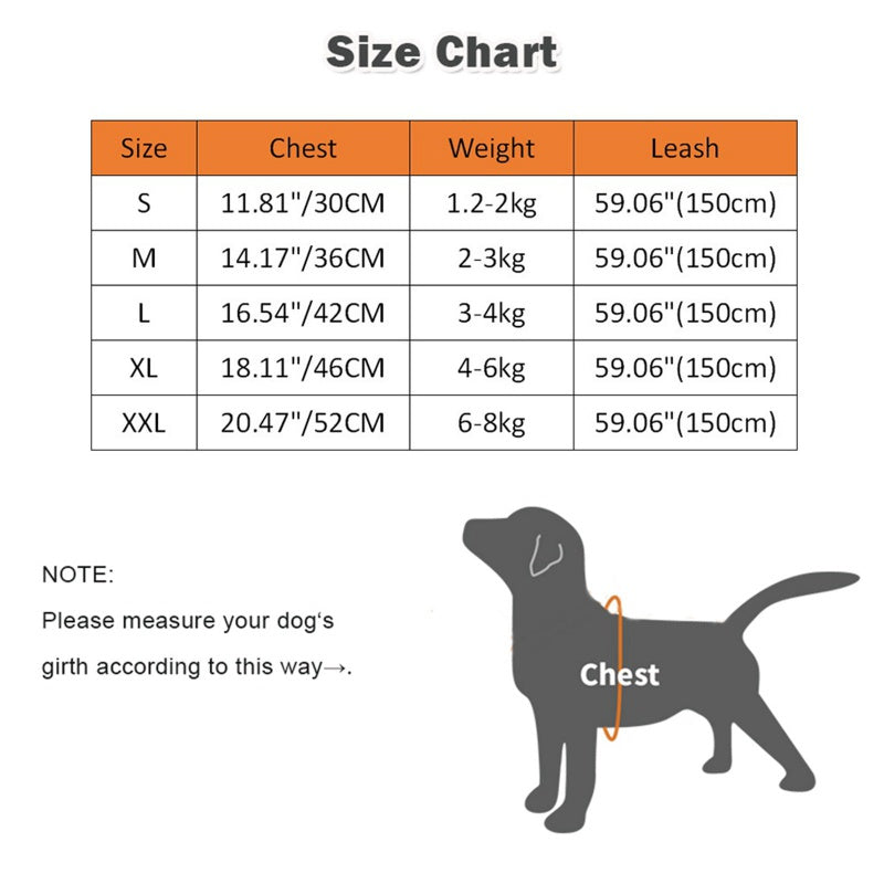 Dog Dress Harness Vest