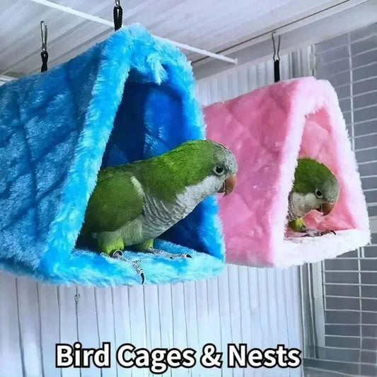 1pcs Pet Bird Parrot Cages Tent Fashion Hanging Cave