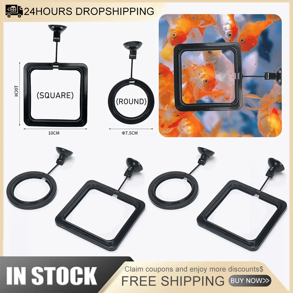 Aquarium Feeding Ring Fish Tank Station