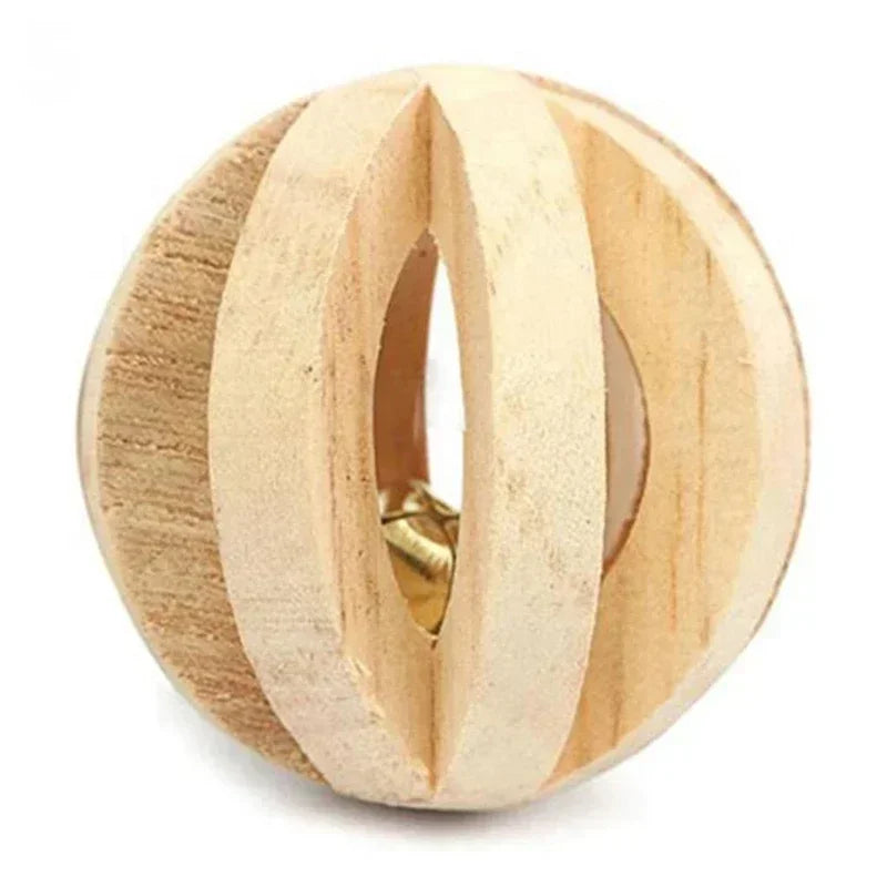 Cute Rabbit Wooden Chew Toys for Guinea Pigs Rat