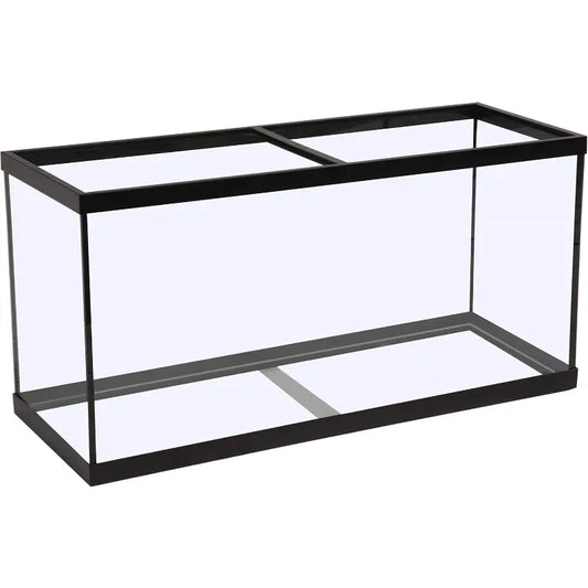 Rectangular Fish Tank, Glass Aquarium 55 Gallons