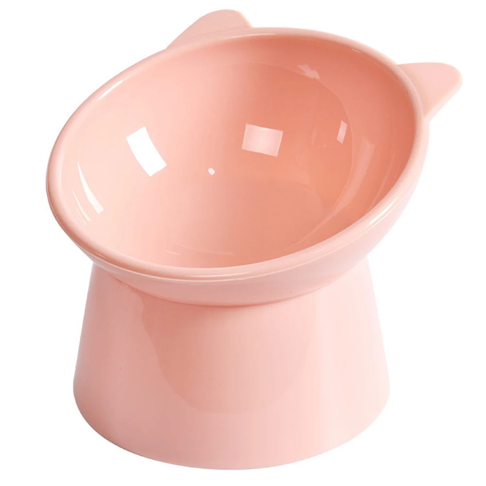Tilted Cat Food Bowl Elevate Ergonomic Raised