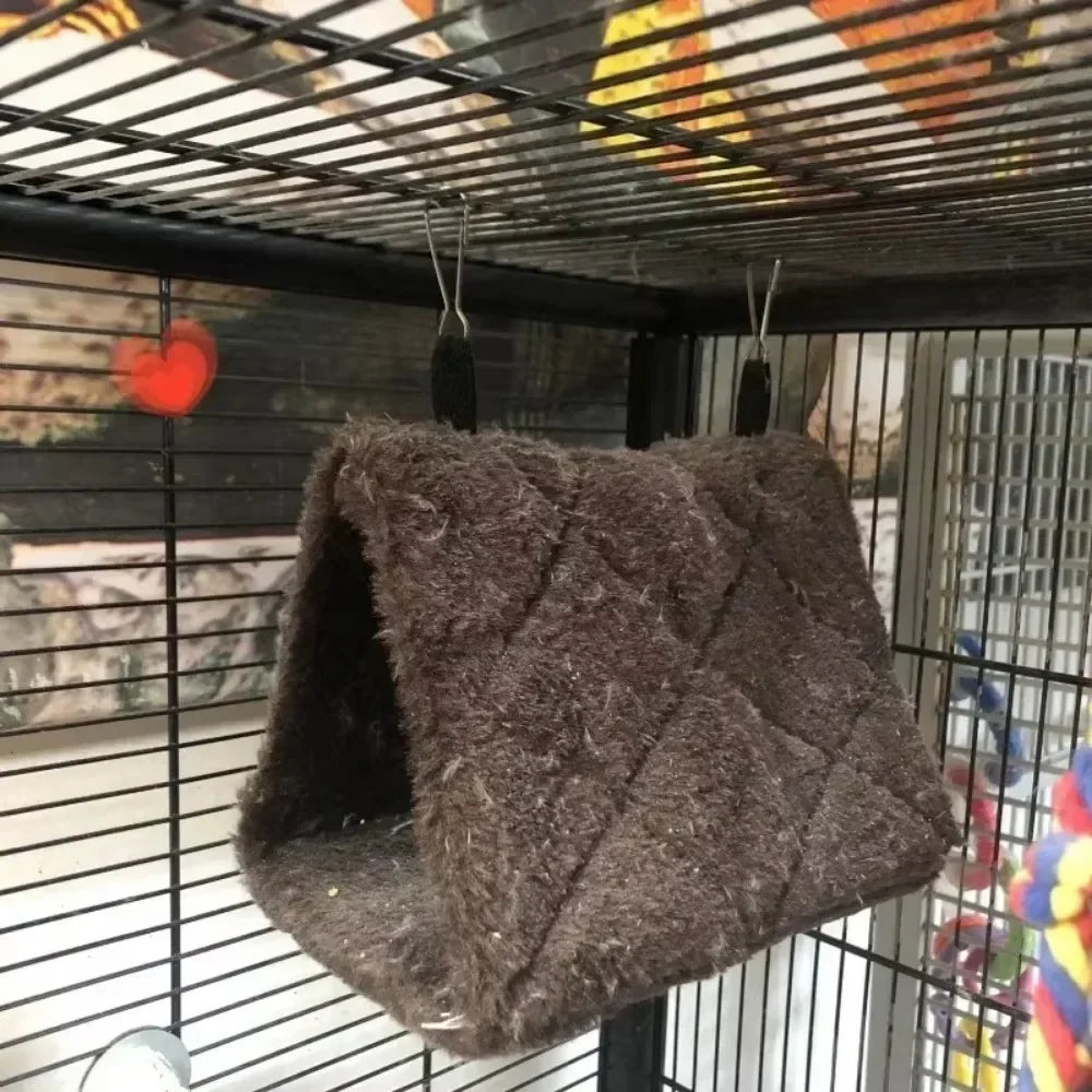1pcs Pet Bird Parrot Cages Tent Fashion Hanging Cave