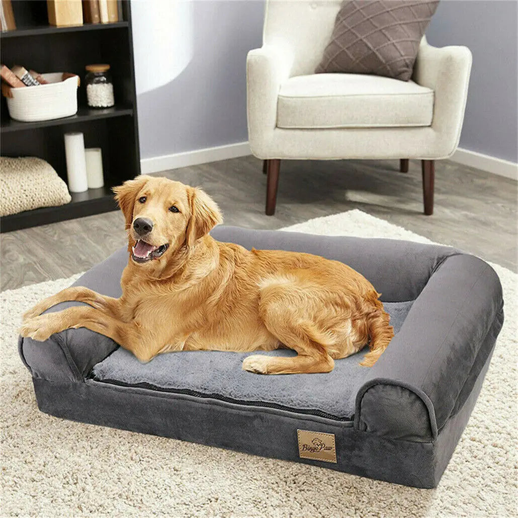 Orthopedic Dog Bed Bolster Washable Cover