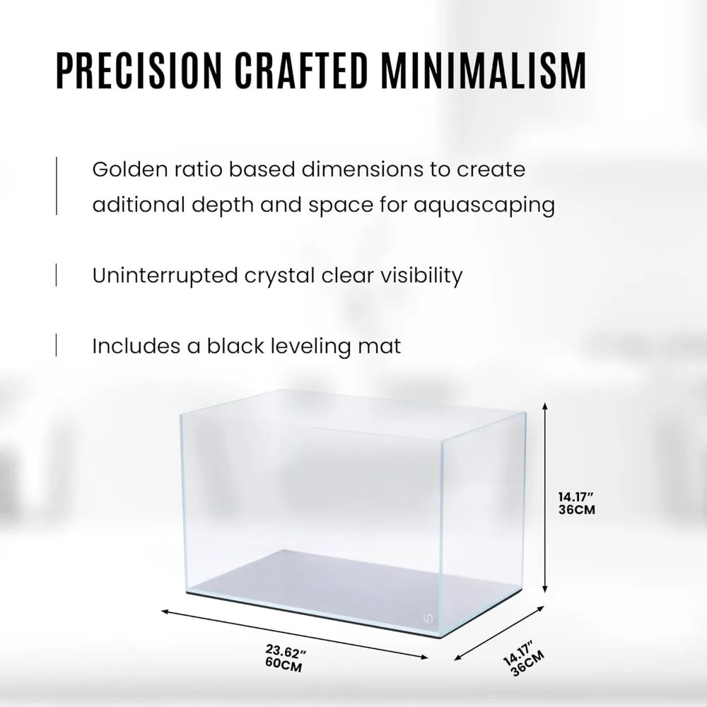 Ultra Clear Rimless Aquarium - Low Iron Glass